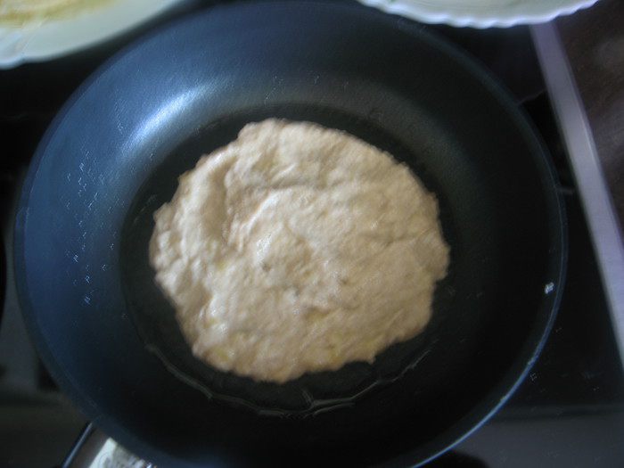 Полезные овсяно-банановые блины