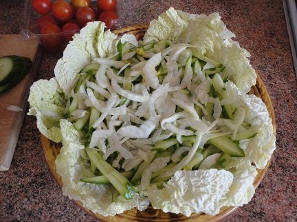 Свежий салат &amp;quot;Экспромт&amp;quot;