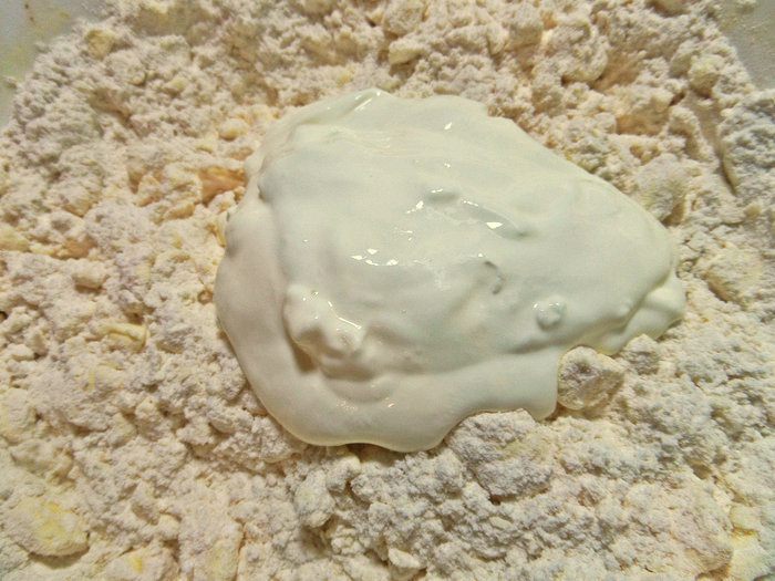 Слойки с картошкой и лососем