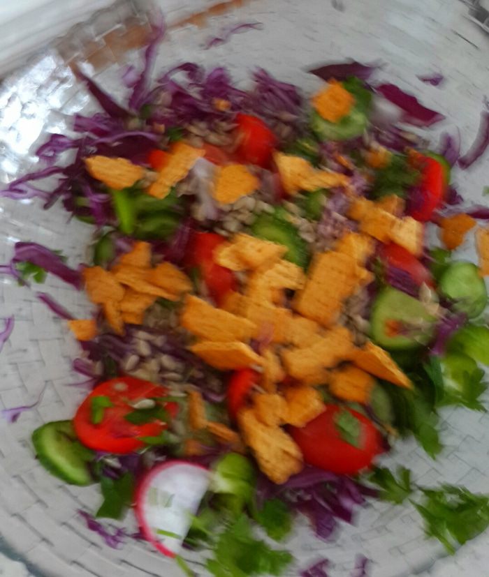 Весенний салат в пост