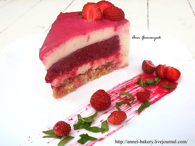 Торт &amp;quot;Клубника и базилик&amp;quot; 