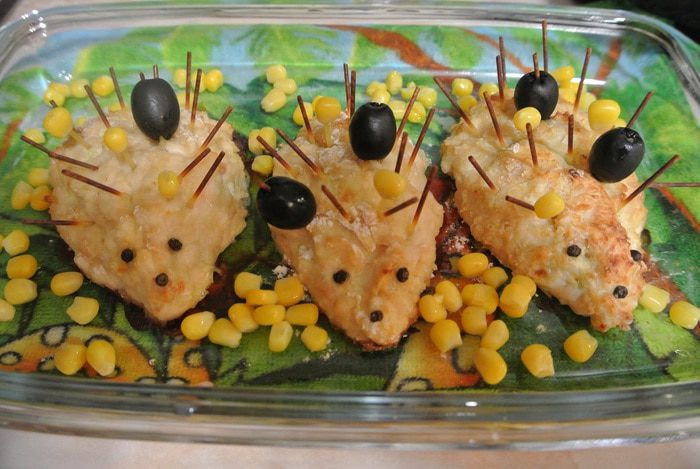 Котлетки-ежики