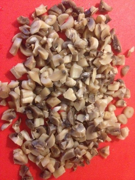 Мясо в сырном соусе с грибами