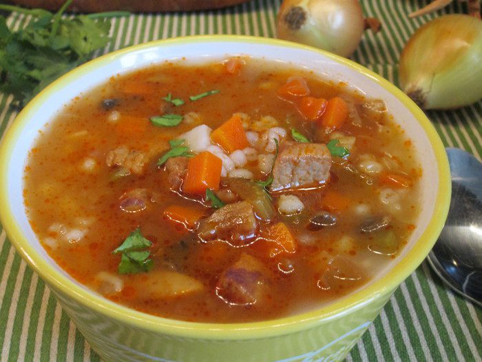 Орсо-суп   с перловкой