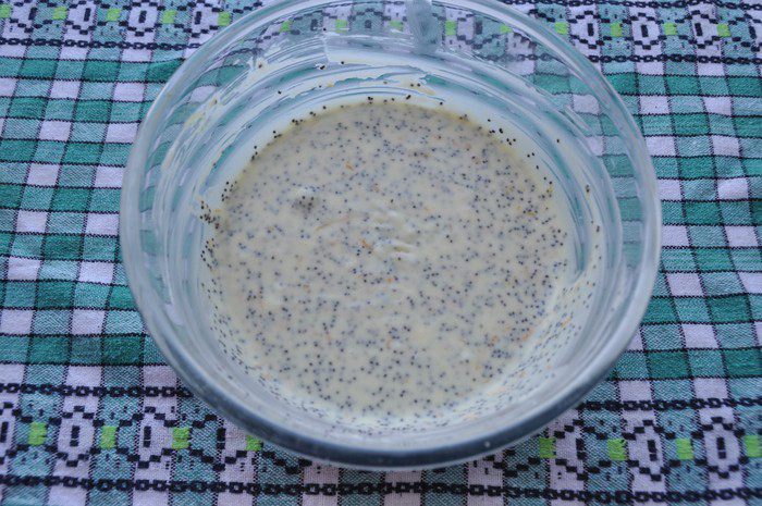 Сладкий хлеб-гармошка со сливочным сыром и маком
