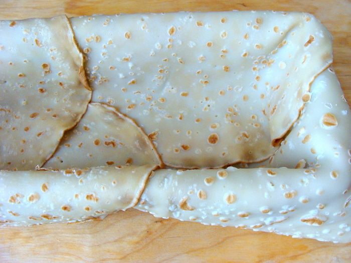 Закусочный блинный торт &amp;quot;Тетрис&amp;quot;