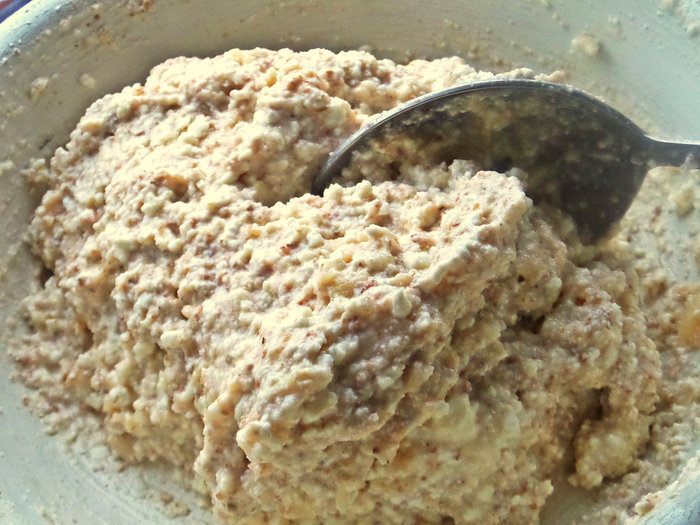 Яблочные вареники (без муки)