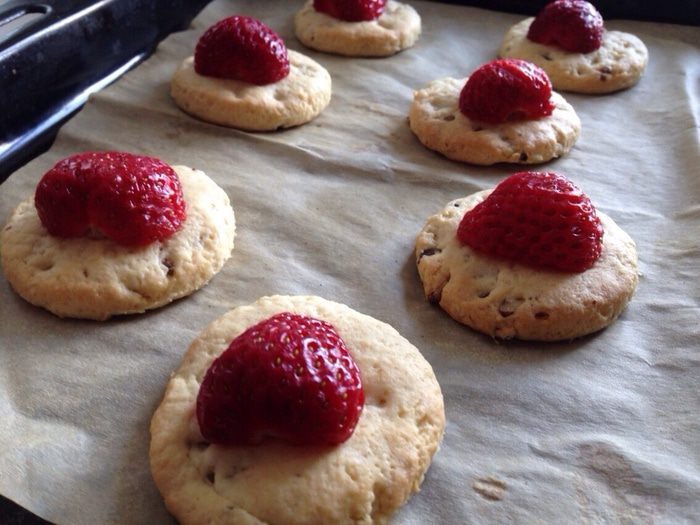 Печенье-сабле с клубникой &amp;#39;Летнее настроение&amp;#39;