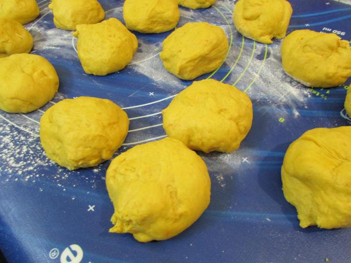 Бублики с тыквой и куркумой