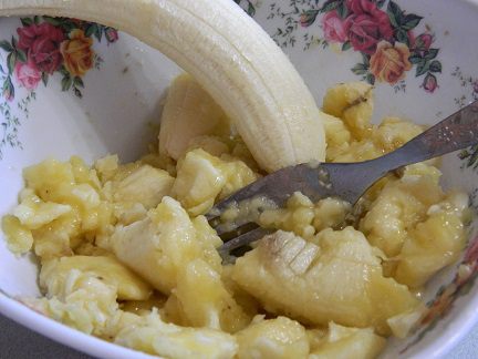 Шоколадно-банановый кекс