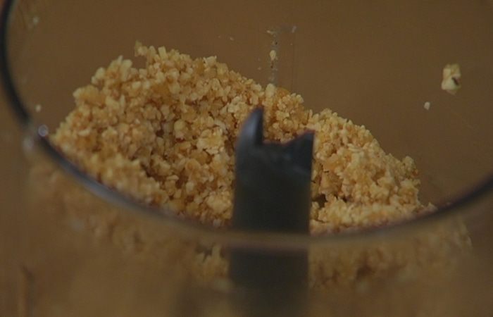 Брускетта с инжиром, яблоком и сыром 