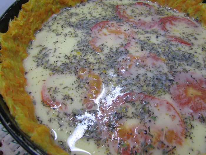 Овощной киш