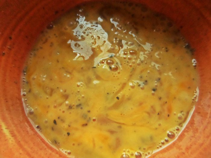 Фриттата с лососем и картофелем