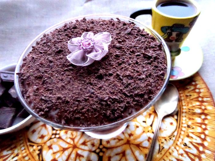 Тирамису с шоколадной крошкой