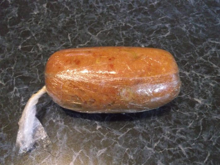 Домашняя куриная колбаска