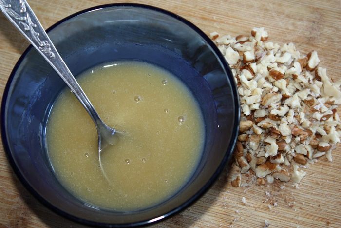 Медовые яблочки в хрустящем мешочке