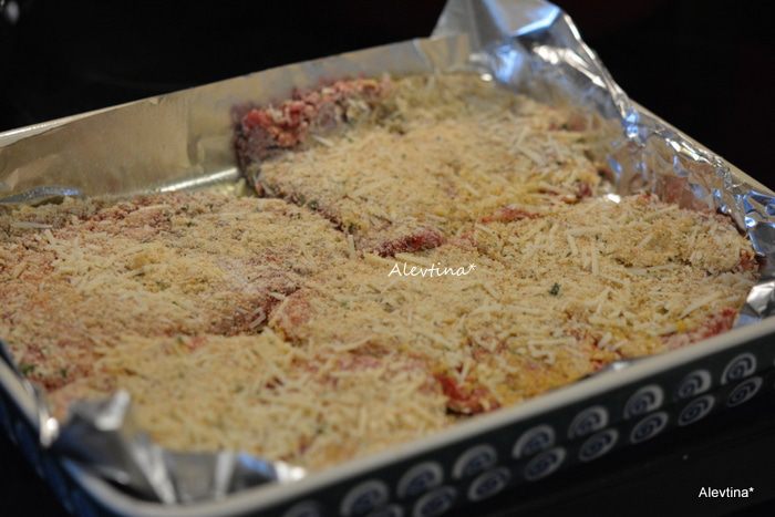 Говядина под сырным соусом