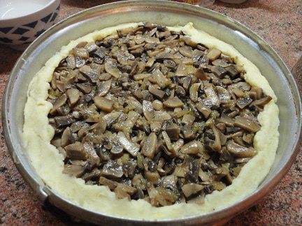 Картофельный пирог с тремя начинками