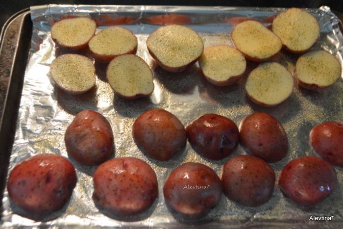 Печеный картофельный салат