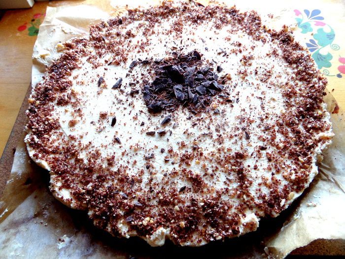 Чизкейк с шоколадом и домашним маскарпоне