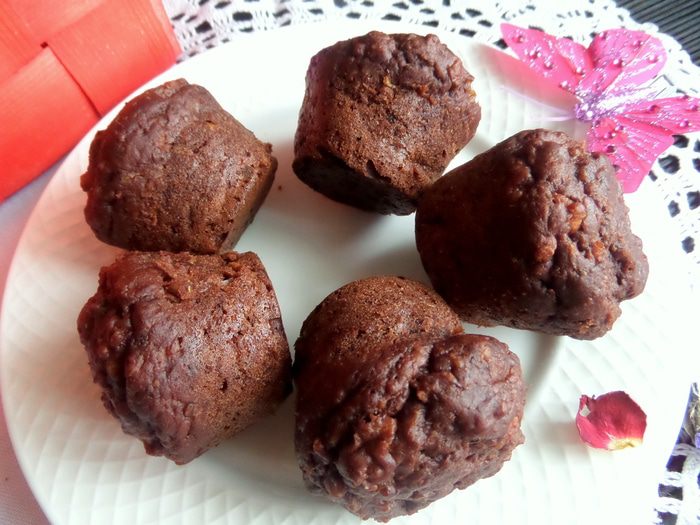 Маффины с апельсином и бананом