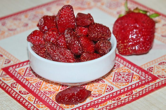 Клубничные цукаты