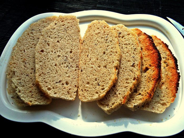 Бутерброд &amp;quot;Килька, картошка, киви&amp;quot;