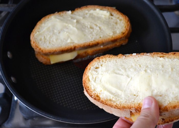 Гренки с сыром