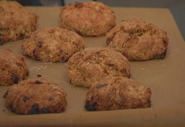 Овсяные булочки на кефире 