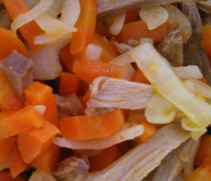 Салат с говядиной и морковью &amp;quot;Ом-ном-ном&amp;quot;