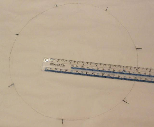 Пирог-цветок с персиками