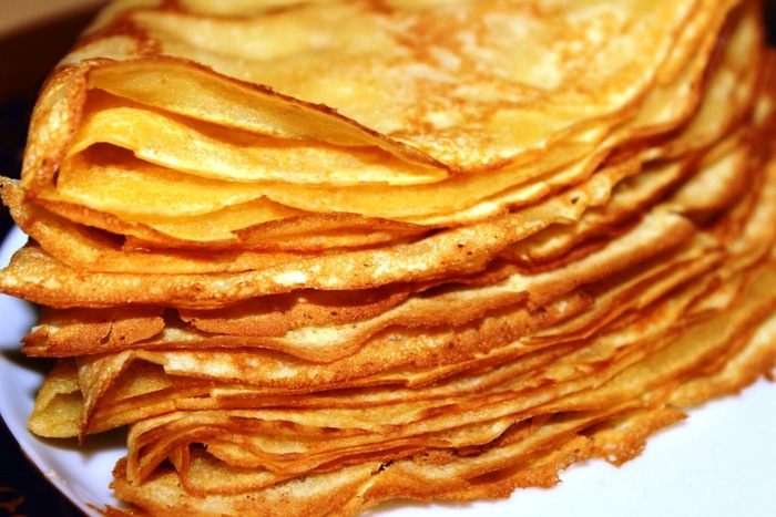 Нежные блины на белках