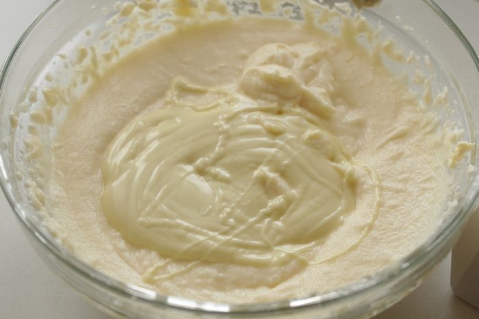 Пирог с рикоттой и белым шоколадом