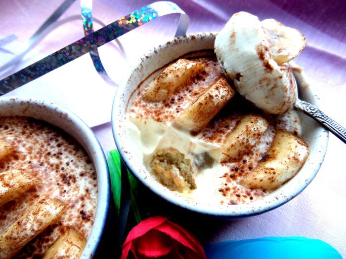 Банановый тирамису с лимонной свежестью