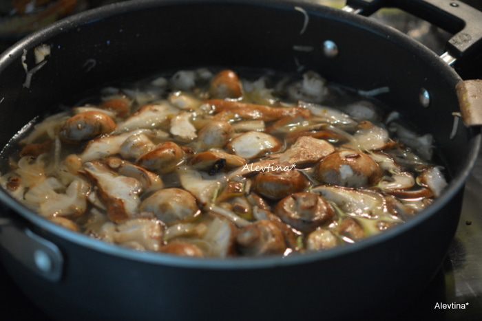 Грибной суп с перловкой