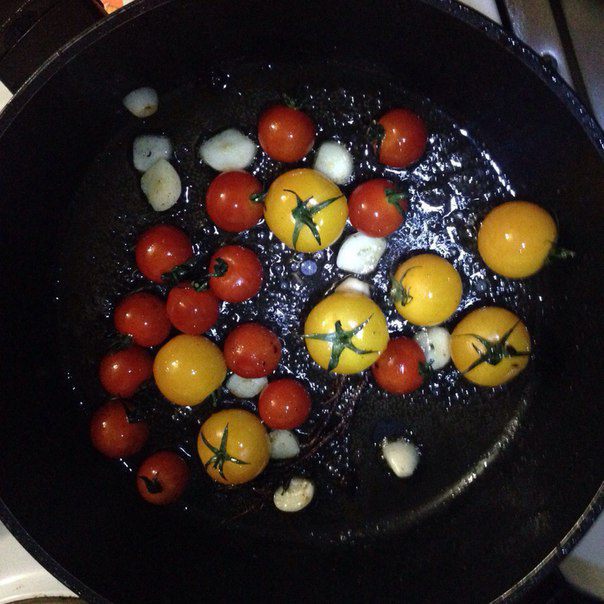 Говяжий стейк с гарниром из овощей