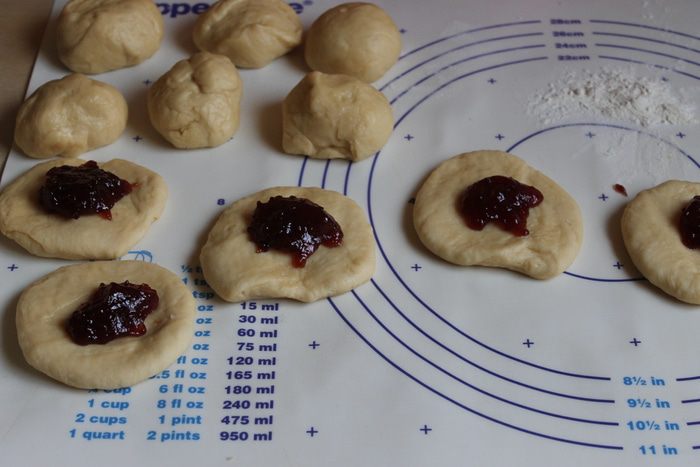 Булочки с начинкой &amp;quot;Наливные яблочки&amp;quot;