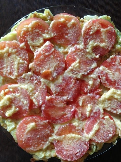 Капустный &amp;quot;Наполеон&amp;quot; с кремом из пармезана 