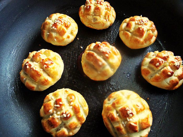 Рассыпчатое китайское печенье с ананасом