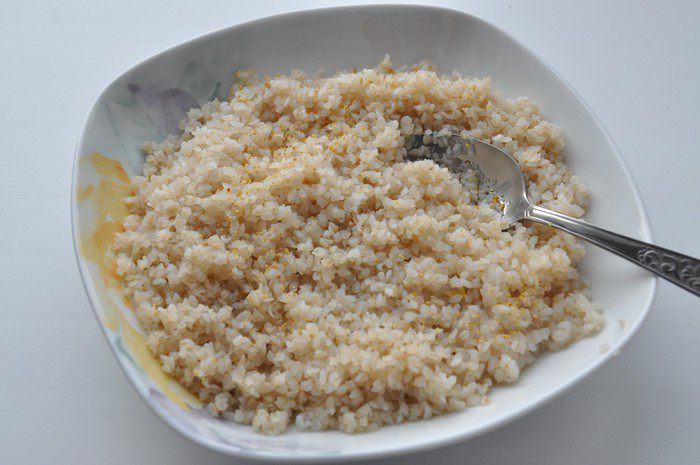Крупка с мандарином и медом