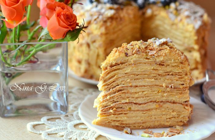 Торт Наполеон &amp;quot;Абрикосовый&amp;quot;