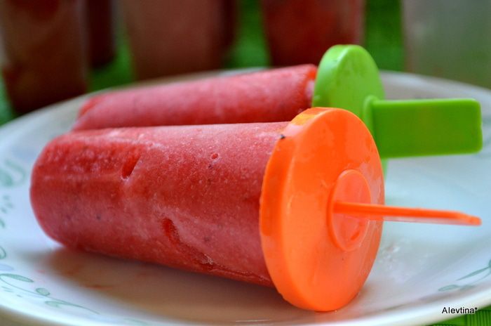 Клубничный щербет