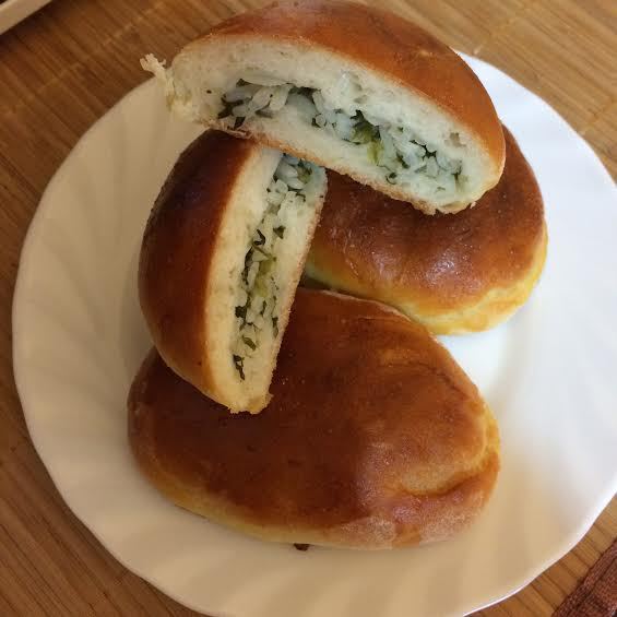 Пирожки с рисом и тархуном