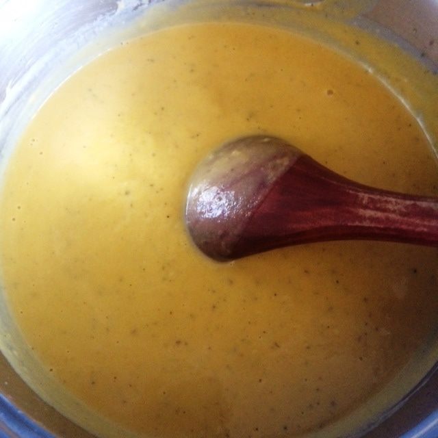 Тыквенный суп с сыром Dorblu