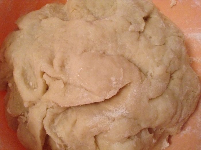 Постные лепешки на рассоле с корицей и сахаром