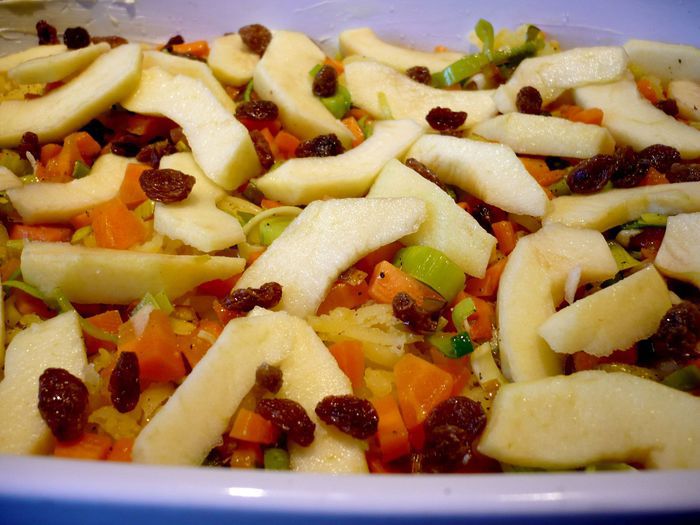 Рыбка с овощами «Хороши яблочки... освежают!»