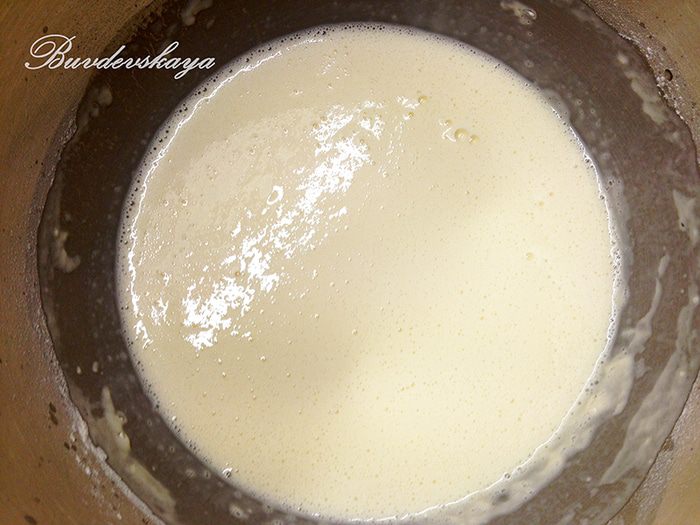 Блинный торт с заварным кремом