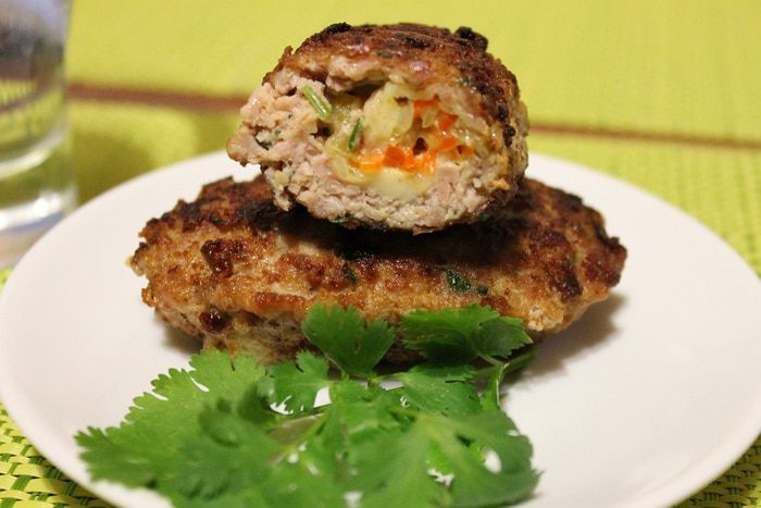 Котлеты с начинкой