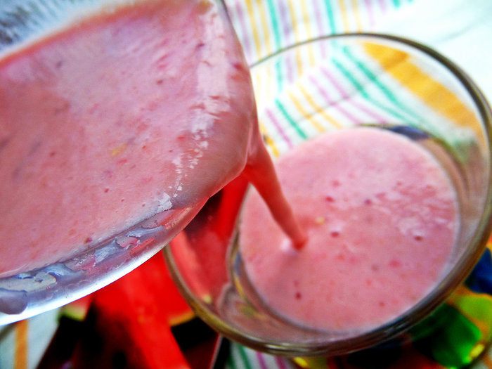 Бананово-арбузный смузи