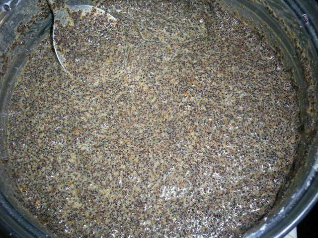 Блинный торт-пирог с маковой начинкой